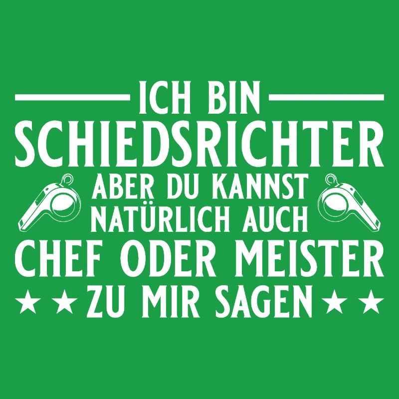 Schiedsrichter Chef oder Meister