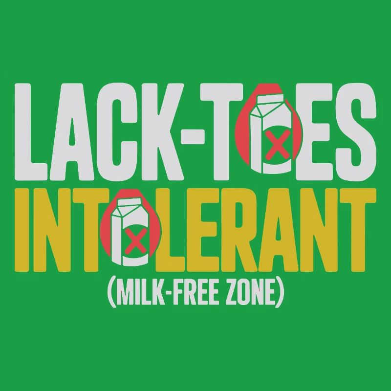 Zone sans intolérance au lait sans orteils