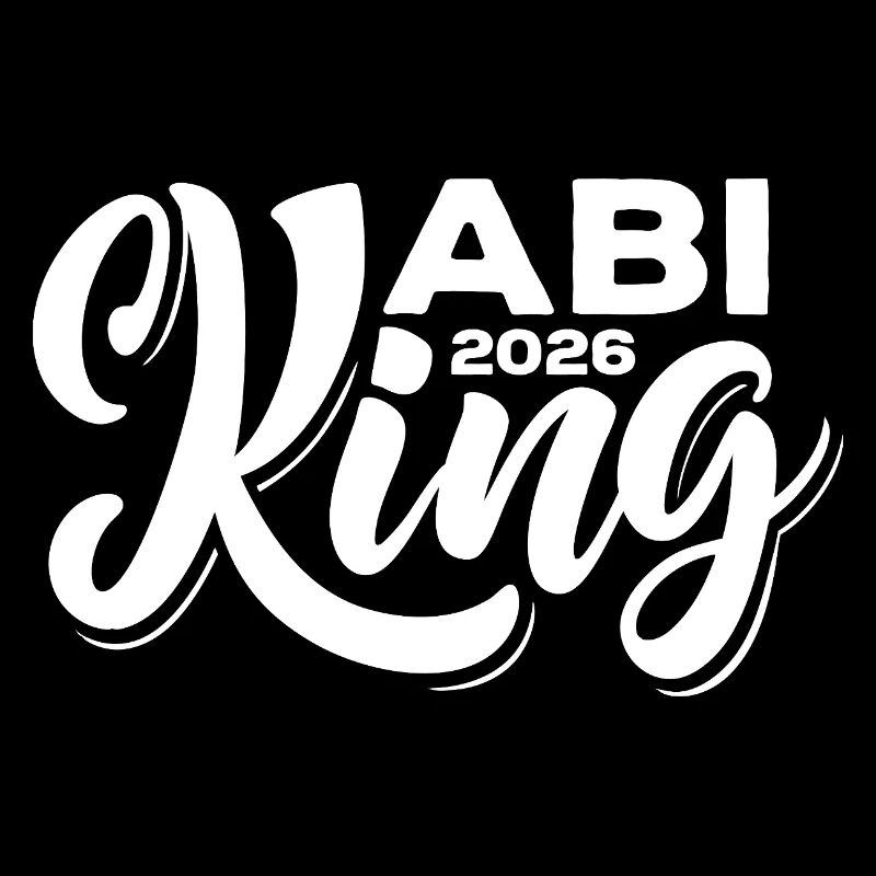 Abi King 2026 - Abitur - Spruch