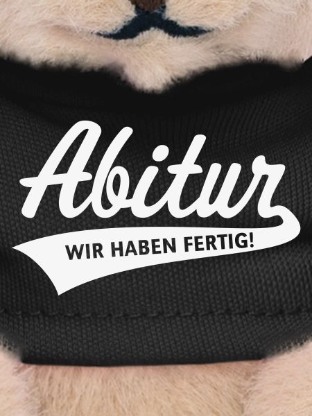 Abitur – we're done! (Graduation, White)