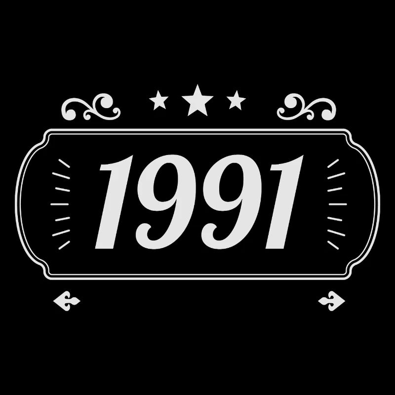 Vintage 1991 Retro-Jubiläum 1991