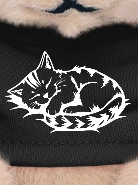 Sleeping Cat White