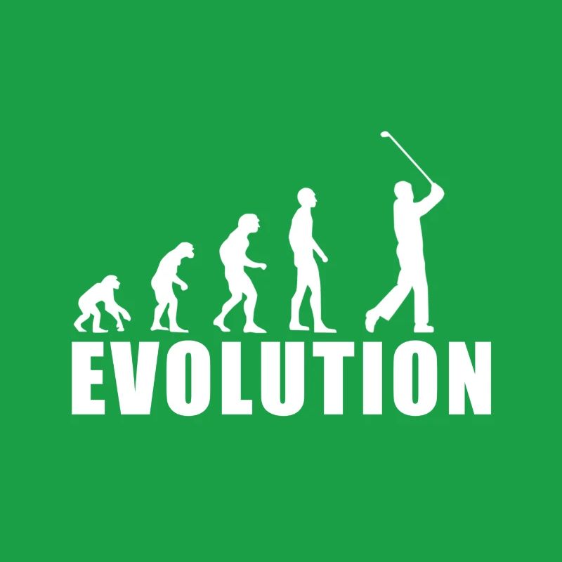 EVOLUTION GOLF Golfspieler Golfschläger Geschenk