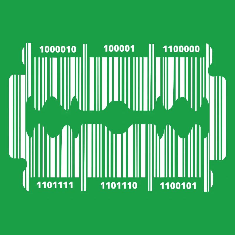 Rasierklinge mit Code