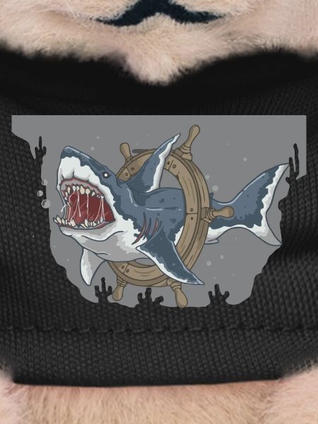 Deep Sea Shark Navigation Illustration
