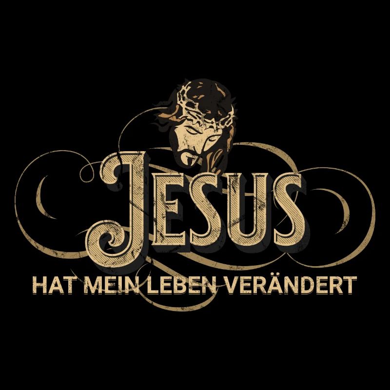 Jesus Lebensverändert Vintage Stil