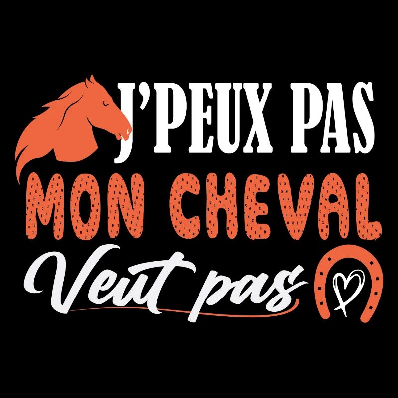 J'peux pas Mon cheval veut pas - poney - cavaliére