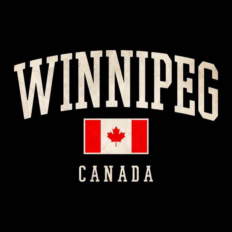 Winnipeg Canada Rétro Varsity