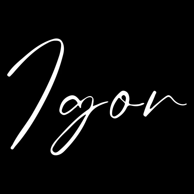 Igor Name T-Shirt Gift for Men