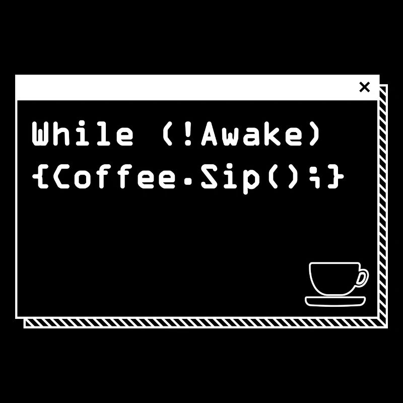 Aus Kaffee Code generieren Programmierer