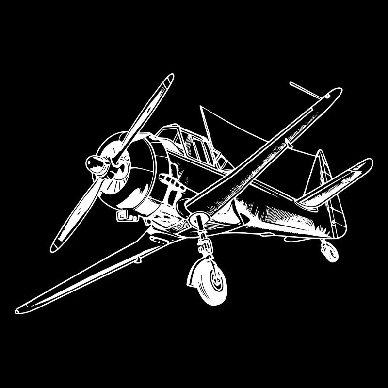 Propeller Flugzeug Zeichnung