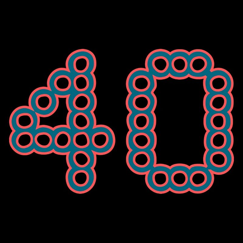 40. 40 ANS. 40e ANNIVERSAIRE. ANNIVERSAIRE 40 ANS.