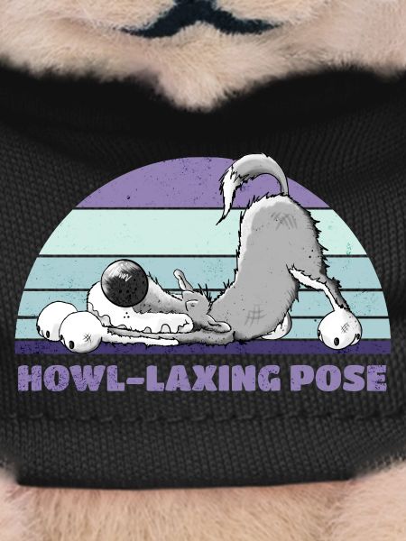 Wolf Yoga Howl-Laxing Pose