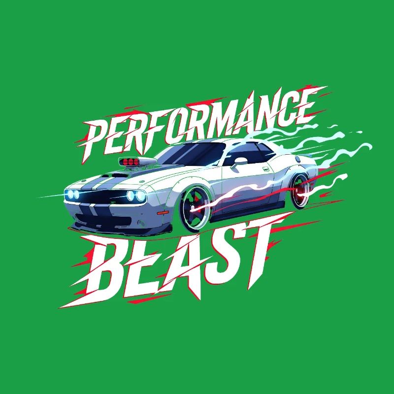 Conception de performance de muscle car