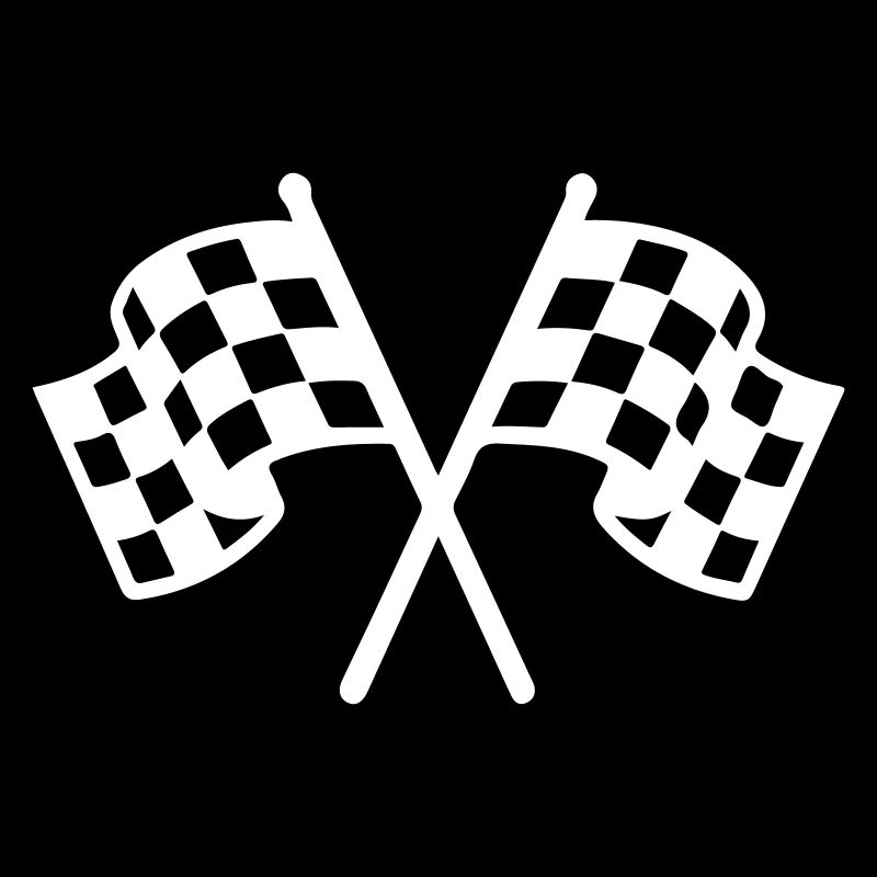 Icône du drapeau de course