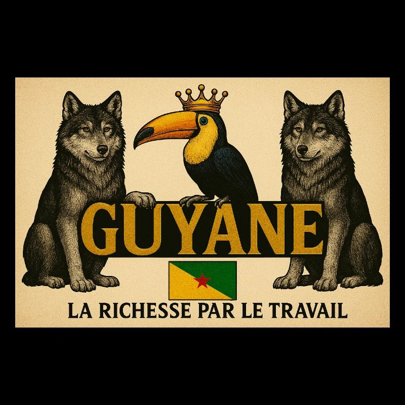 Guyane Royal Toucan et Loups