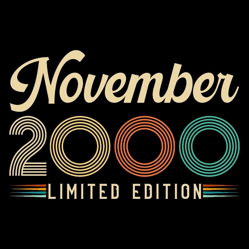 November 2000 Vintage Retro Birthday Gift