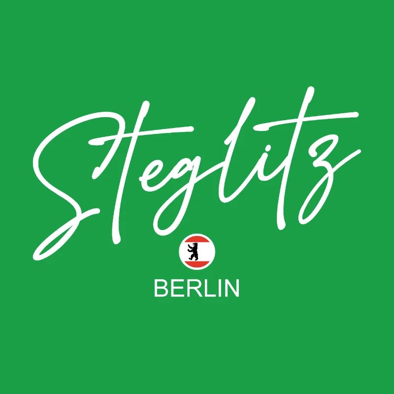 Steglitz - Berlin Flag - Berlin Bear