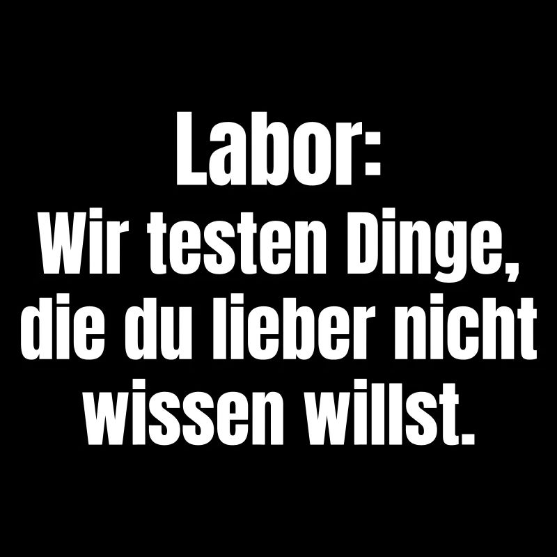 Laboratoire : Nous testons des choses que vous ne voulez pas