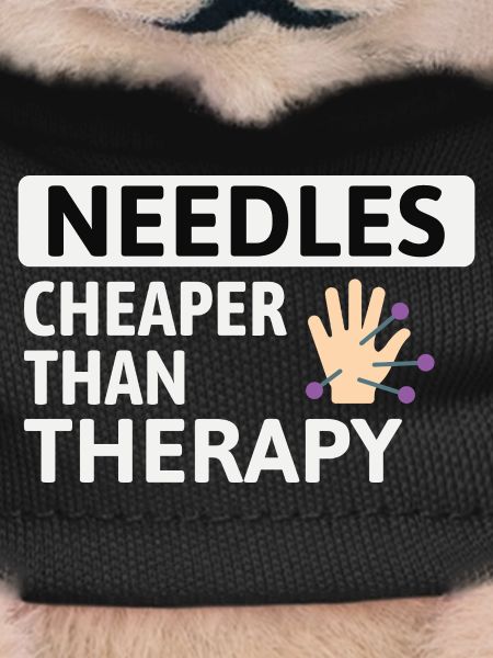 Needles Cheaper Than Therapy Acupuncturist 