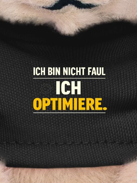 I optimize – Not lazy