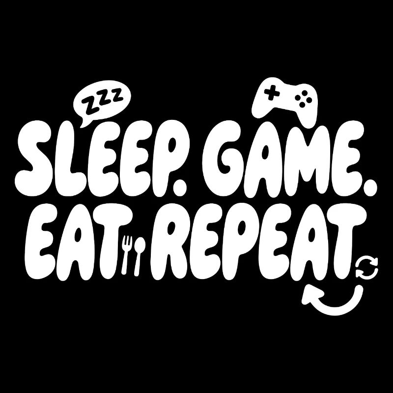 Sleep Game Food Repeat