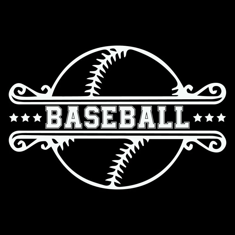 Baseball Ornamentrahmen Emblem