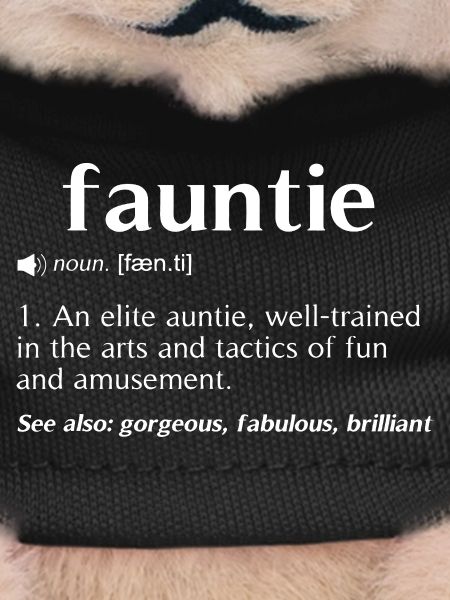 Fauntie Dictionary Tee