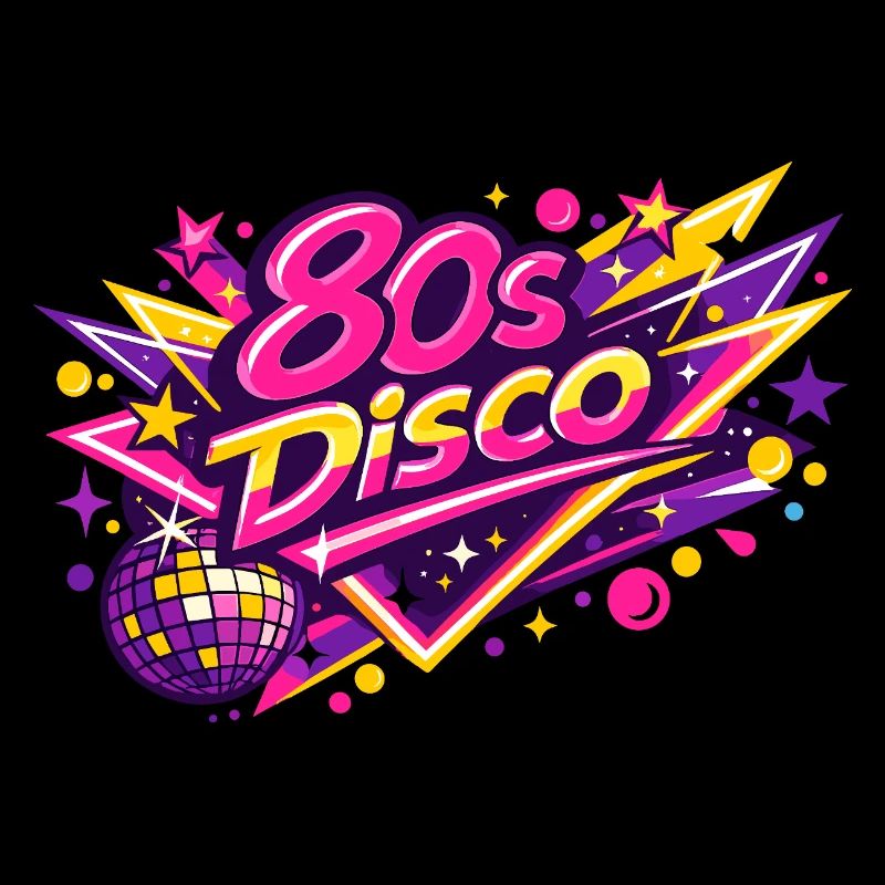 Retro 1980 80s Disco
