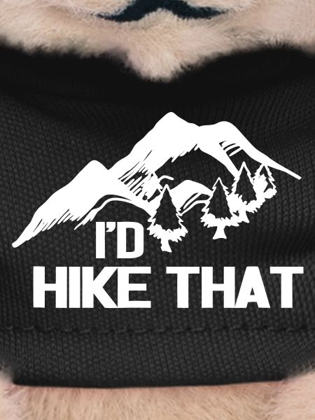 Hike That Peak Mountain Silhouette