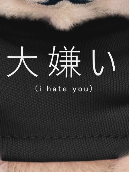 I Hate You Kanji Design