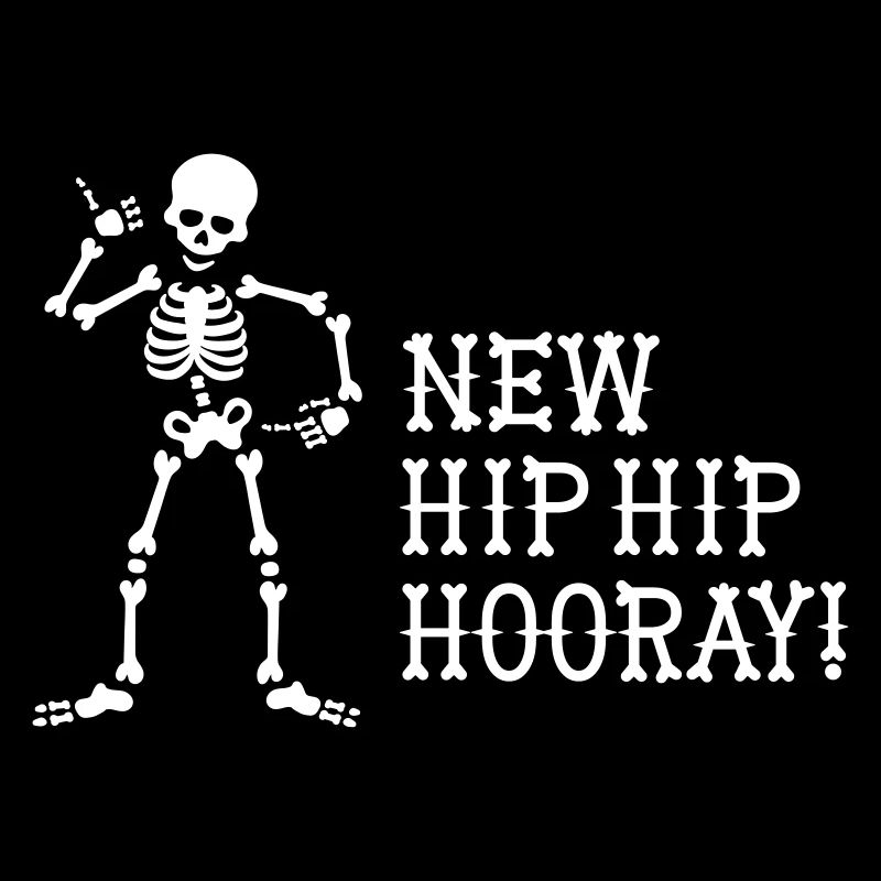 New Hip Hip Hooray Hip operation surgery gift idea