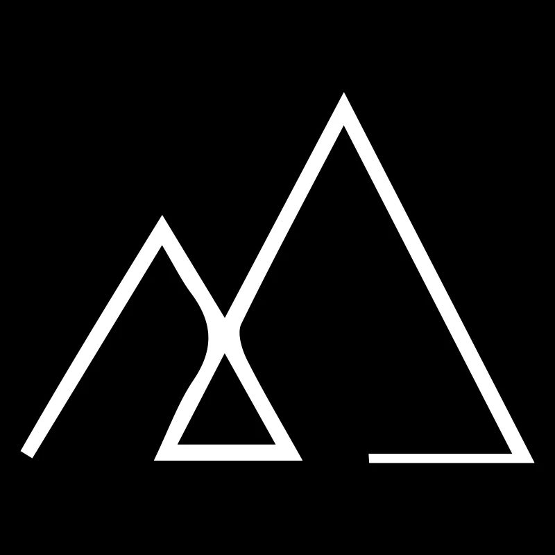 Symbol logo mountain