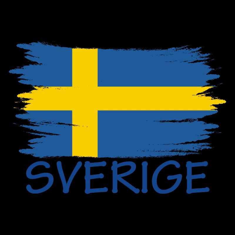 Sverige Suède Suède Conception du drapeau de la Suède