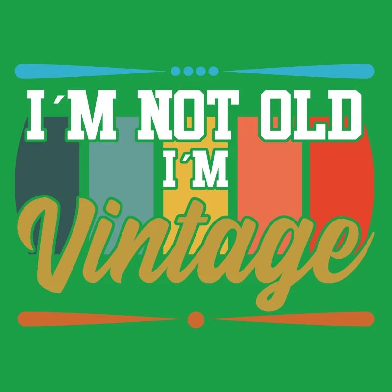 I'm not old textile gift idea