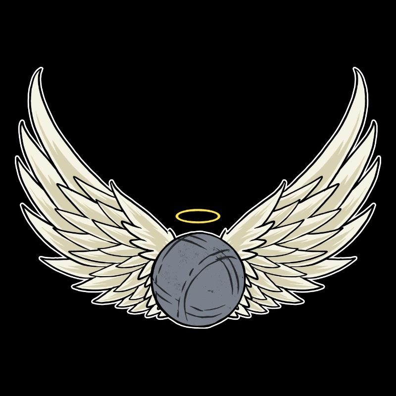 Boule ball wings Bouler and Petanque player