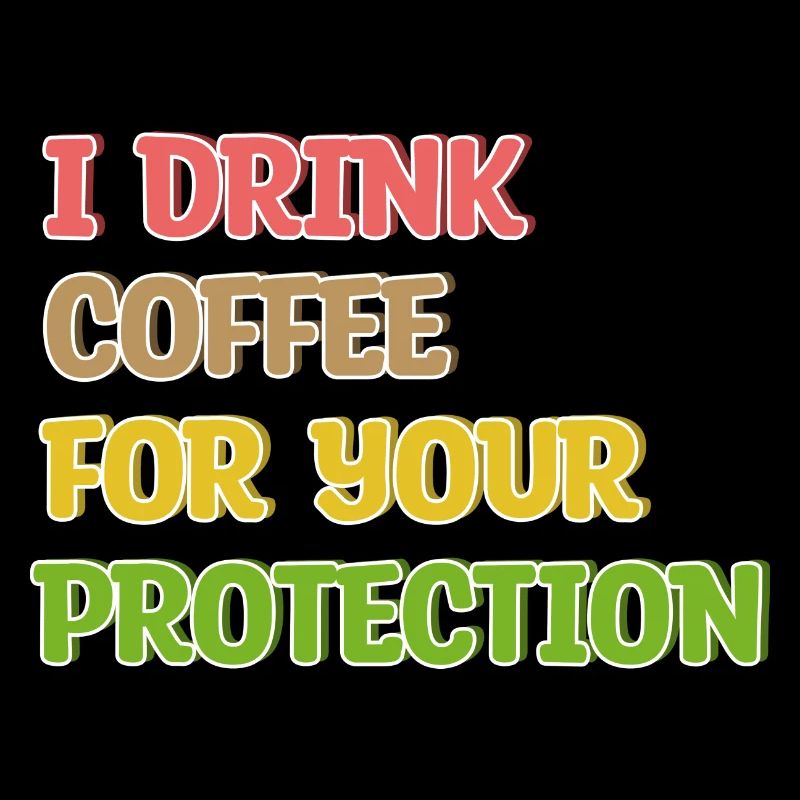 Déclaration de consommation de café Buveur de café humoristique