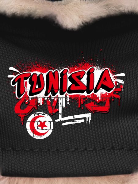 Tunisia graffiti flag design