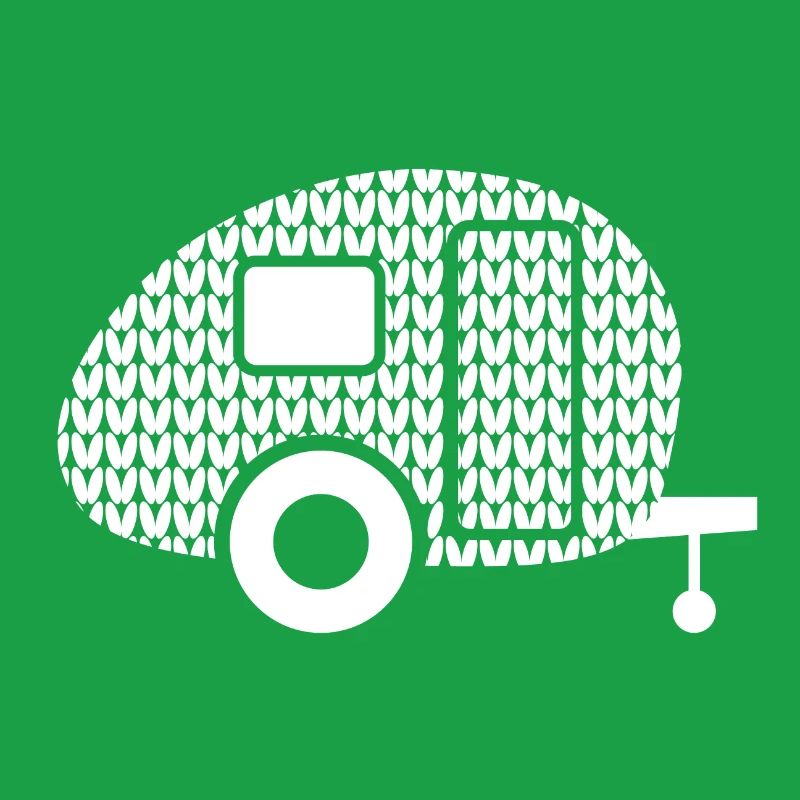 Caravan Camping Knitting Pattern Winter Caravan