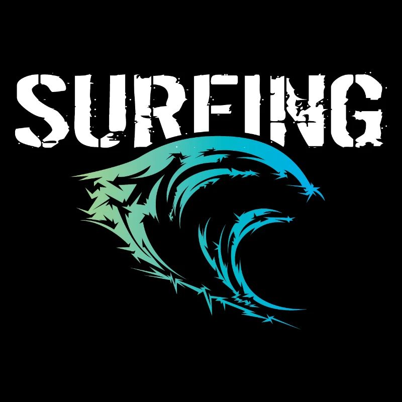surfer surfing symbol wave colors nature ocean