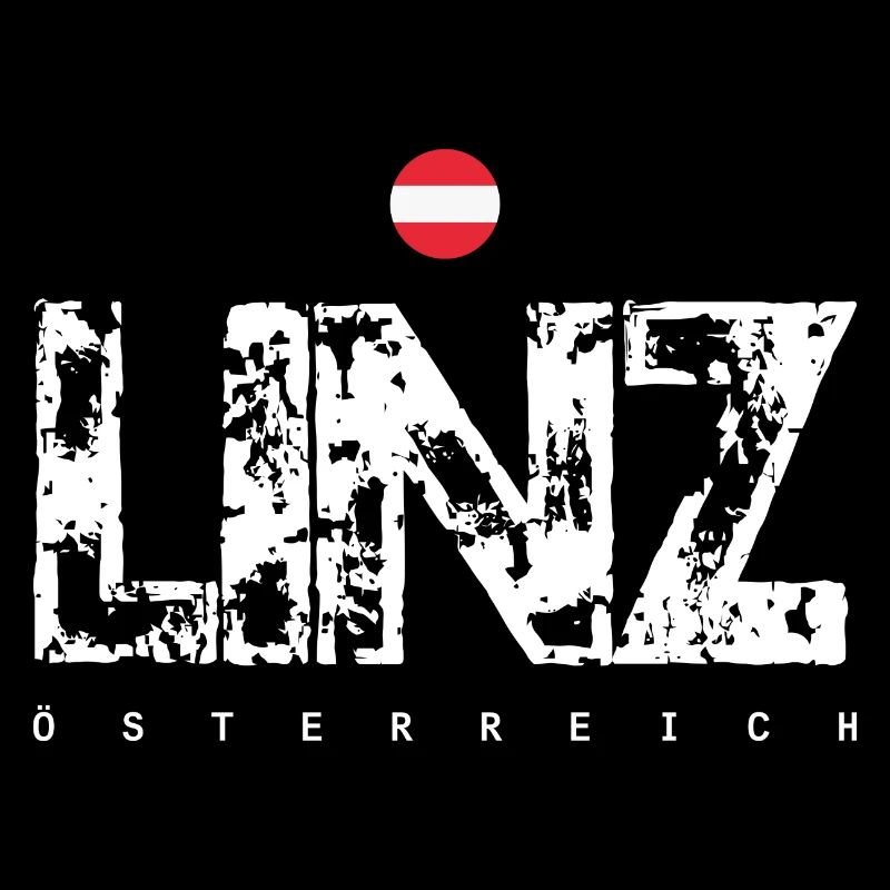 Linz Distressed City Text