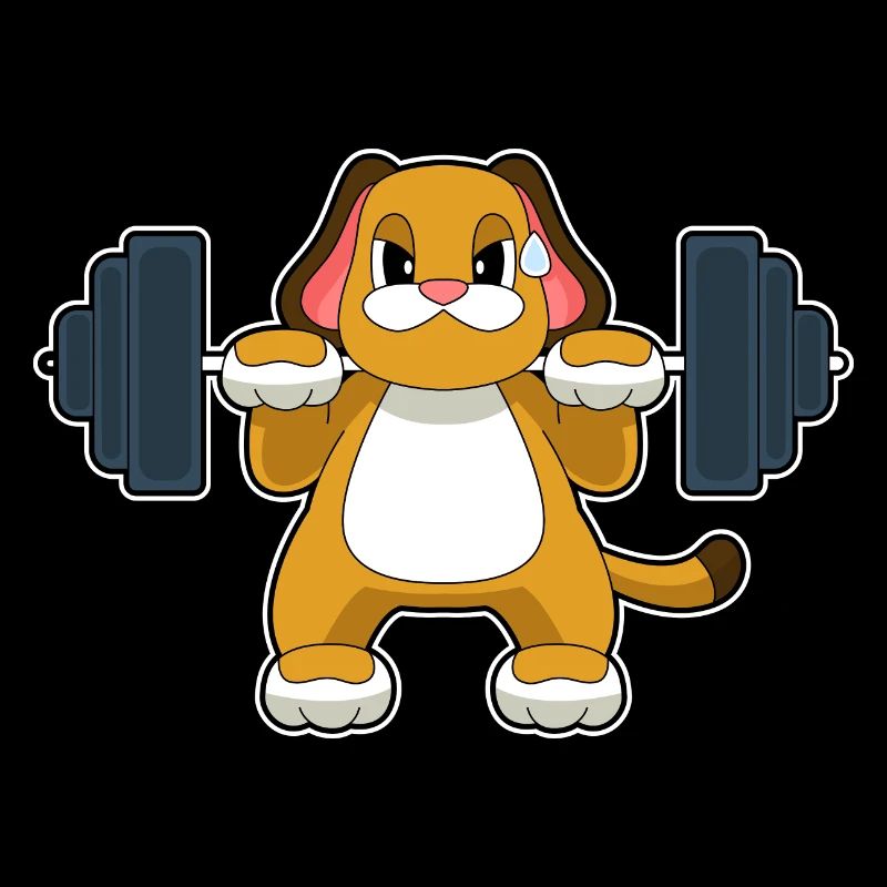 Bodybuilder canin Bodybuilder Barbell Bodybuilding
