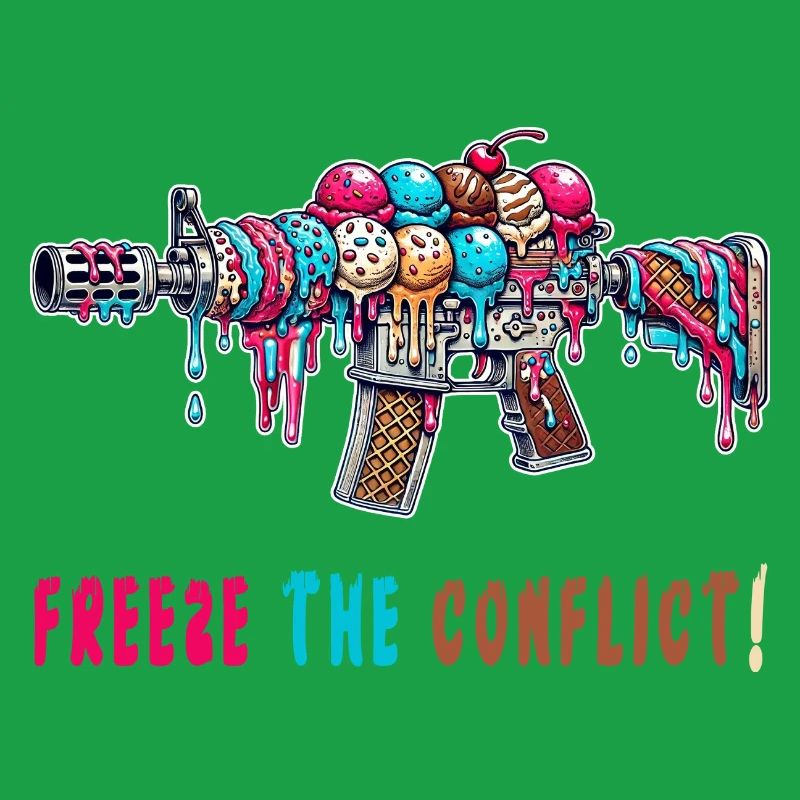 Konflikt eingefrieren Eiscreme