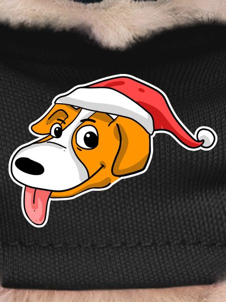 Christmas Dog Head Hat