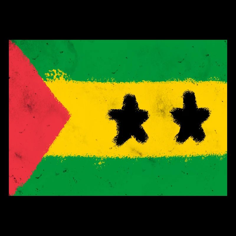 Drapeau de São Tomé-et-Príncipe