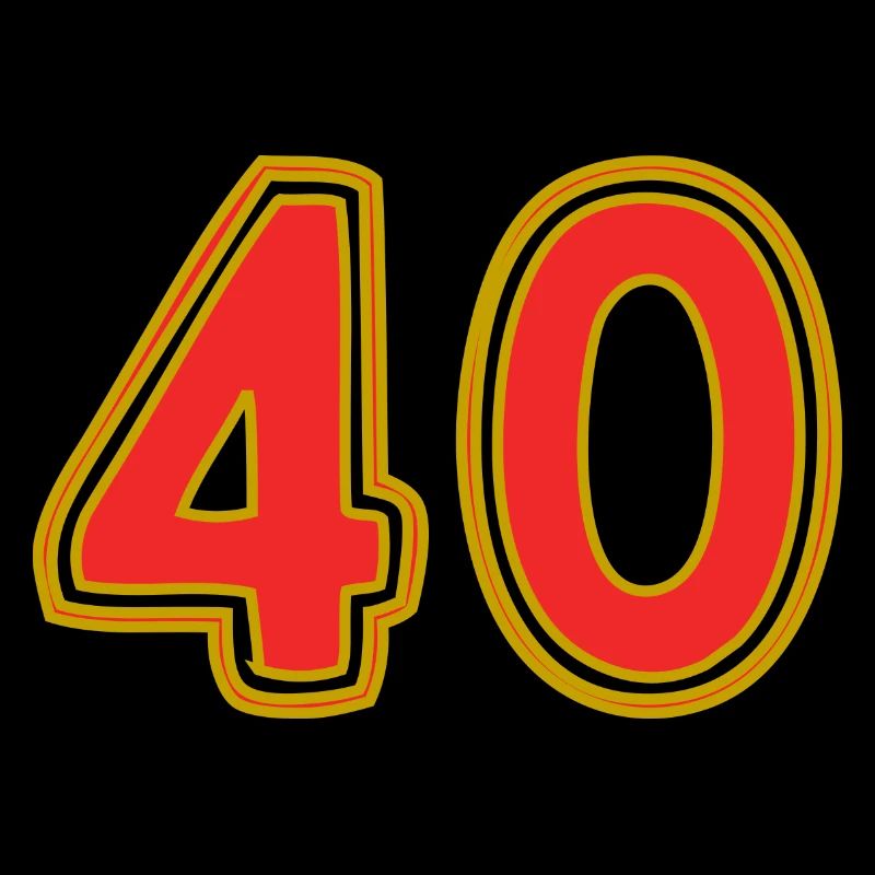 40. 40 ANS. 40e ANNIVERSAIRE. ANNIVERSAIRE 40 ANS.