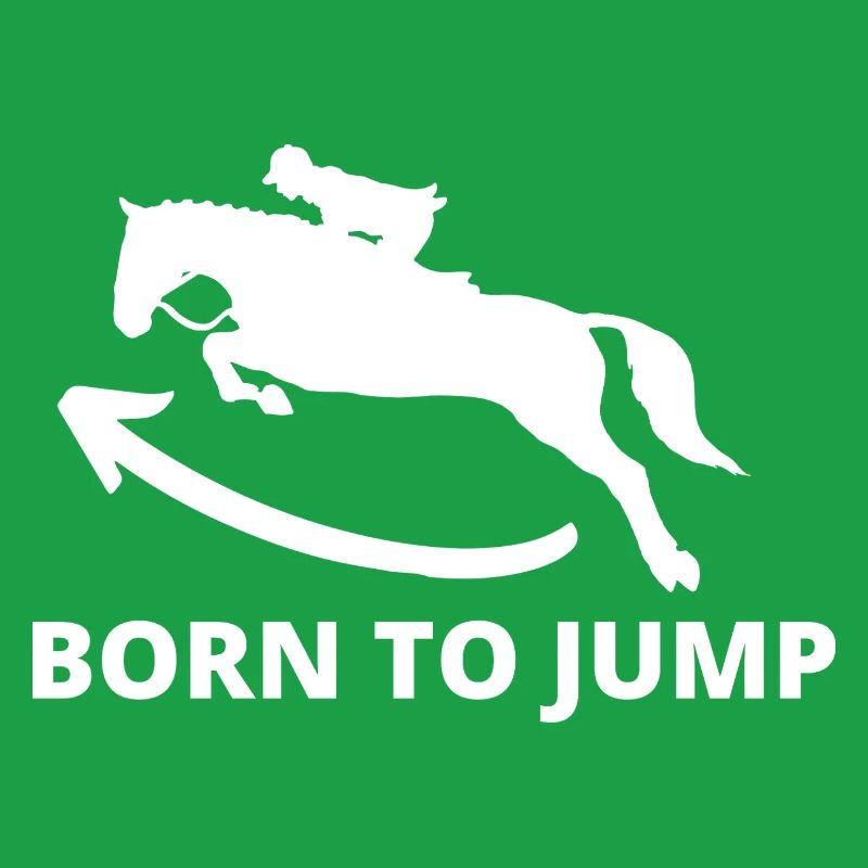 Dynamic jumping stallion