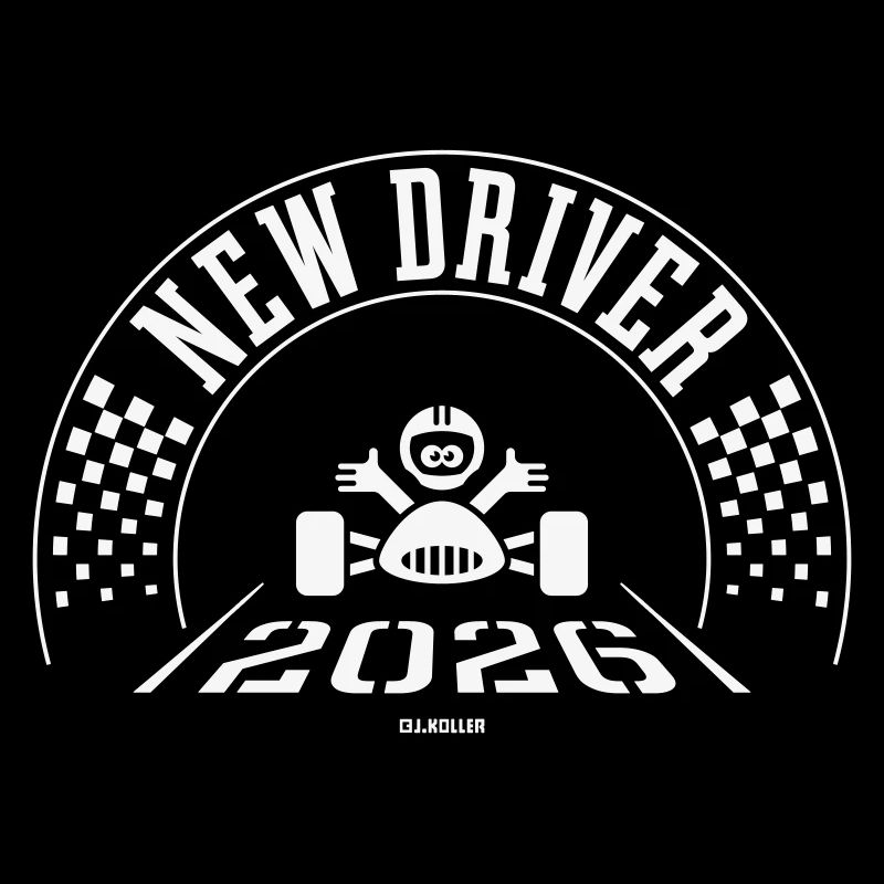 New Driver 2026 (Driving Licence / White)