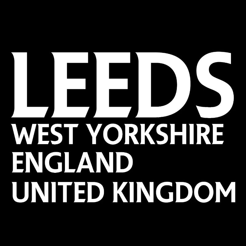 Leeds – England Lyrics Design