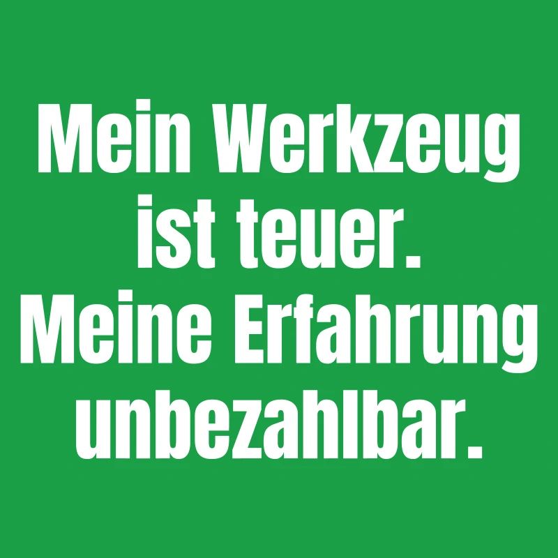 Tools expensive, experience priceless